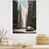 New York vintage poster (Keuken)