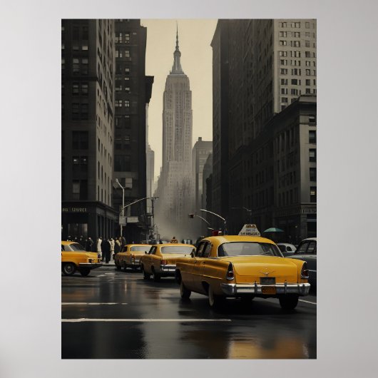 New York vintage poster (Voorkant)