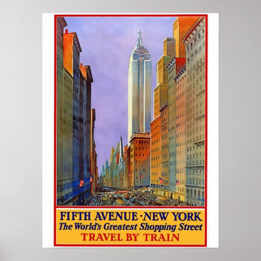 New York Vintage Poster (Voorkant)