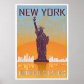 New York vintage poster (Voorkant)
