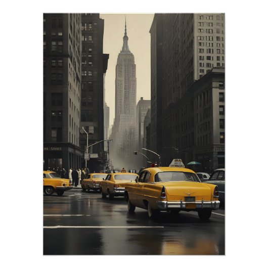 New York vintage poster (Voorkant)