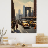 New York vintage poster (Keuken)