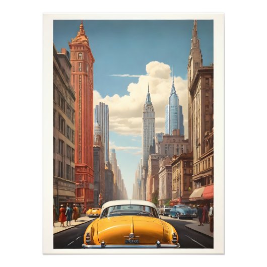 New York vintage poster (Voorkant)