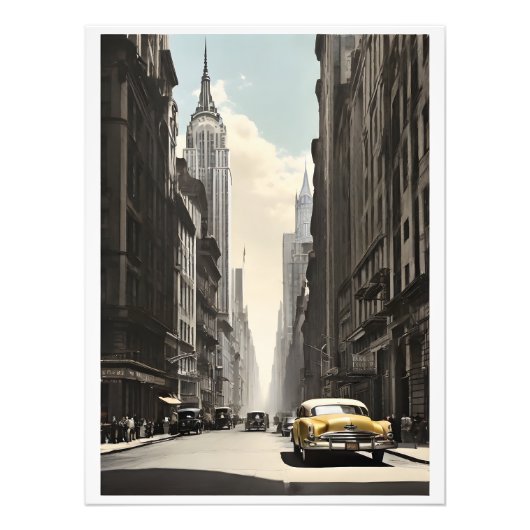 New York vintage poster (Voorkant)