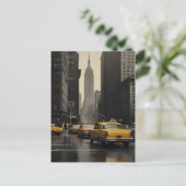 New York vintage poster Briefkaart (Staand voorkant)