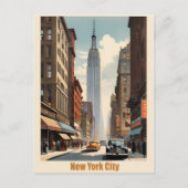 New York vintage poster Briefkaart (Voorkant)