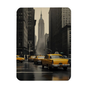 New York vintage poster Magneet
