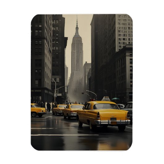 New York vintage poster Magneet (Verticaal)