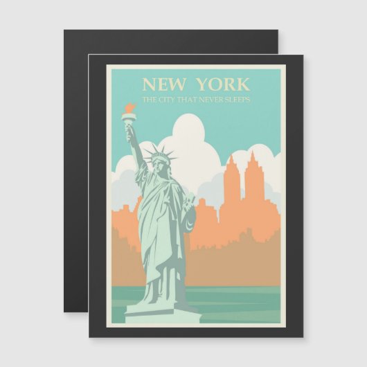 New York Vintage Toerisme Advertentie (Voorkant / Achterkant)