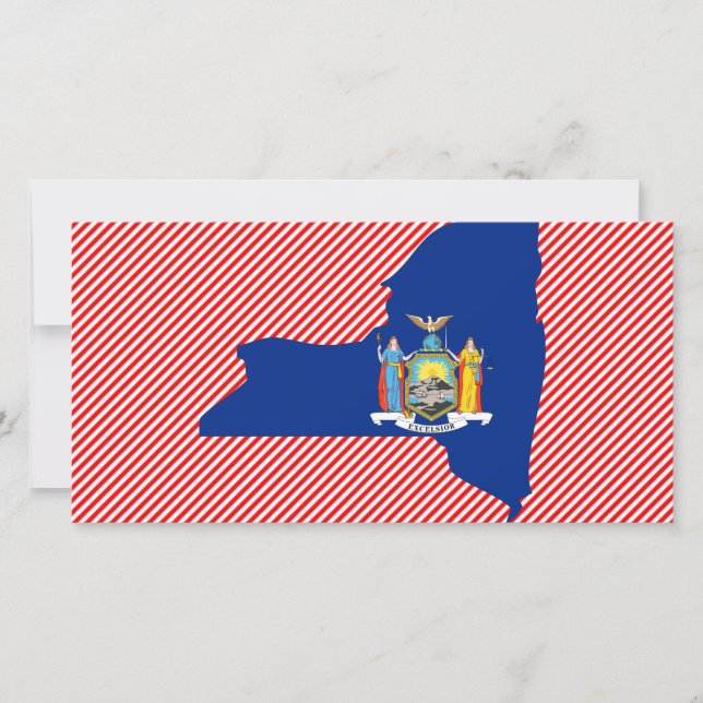 New York vlag Map (Voorkant)