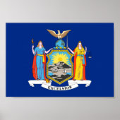 New York vlag Poster (Voorkant)