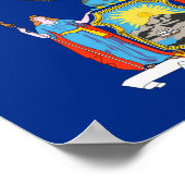 New York vlag Poster (Hoek)