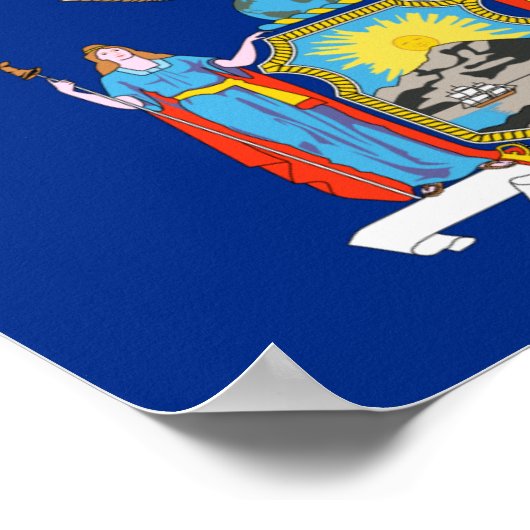 New York vlag Poster (Hoek)