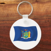 New York Vlag Sleutelhanger (Voorkant)