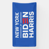 New York voor Biden Harris Spandoek (Verticaal)