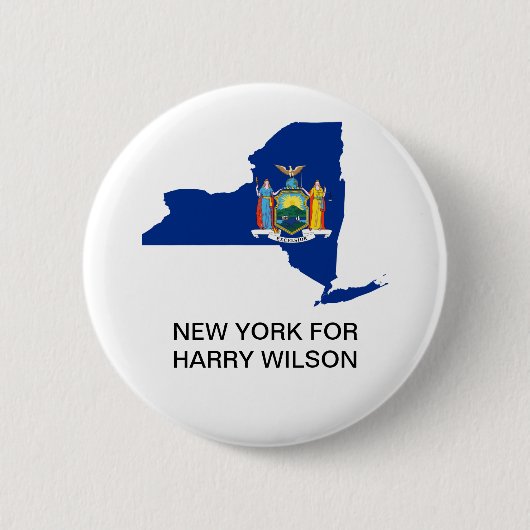 NEW YORK VOOR Harry Wilson GOVERNOR BUTTON (Voorkant)