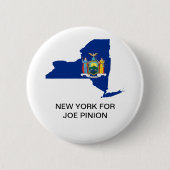 NEW YORK VOOR JOE PINION SENATE BUTTON (Voorkant)