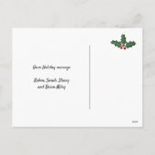 New York Vrijheids kerstcadeautje in beweging Feestdagenkaart (Achterkant)