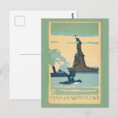 New York - Vrijheidsbeeld (1916) Briefkaart (Voorkant / Achterkant)