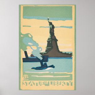 New York - Vrijheidsbeeld (1916) Poster