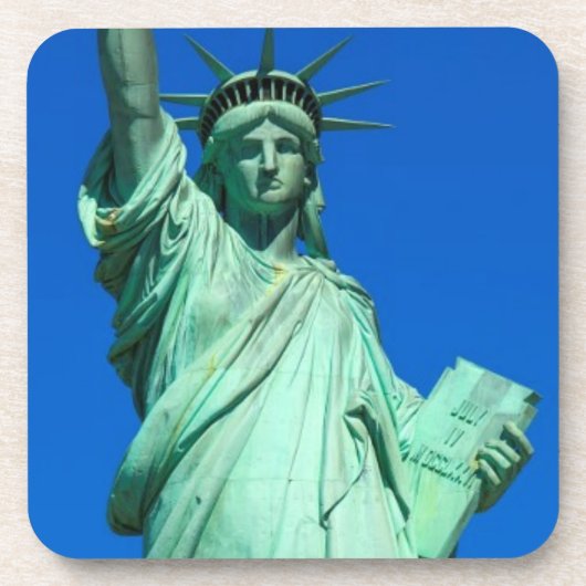 New York, Vrijheidsbeeld Bier Onderzetter (Voorkant)