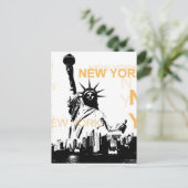 New York Vrijheidsbeeld Briefkaart (Staand voorkant)