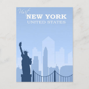 New York Vrijheidsbeeld   Briefkaart