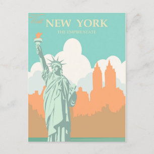 New York Vrijheidsbeeld  Briefkaart