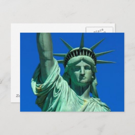 New York, Vrijheidsbeeld Briefkaart (Voorkant / Achterkant)