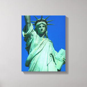 New York, Vrijheidsbeeld Canvas Afdruk