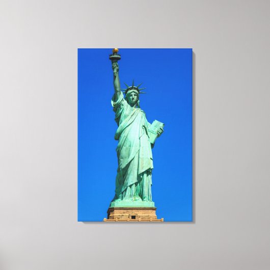 New York, Vrijheidsbeeld Canvas Afdruk (Voorkant)