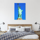 New York, Vrijheidsbeeld Canvas Afdruk (Insitu (Slaapkamer))