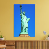 New York, Vrijheidsbeeld Canvas Afdruk (Insitu (Woonkamer))