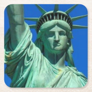 New York, Vrijheidsbeeld Kartonnen Onderzetters