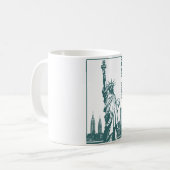 New York-Vrijheidsbeeld Koffiemok (Voorkant links)