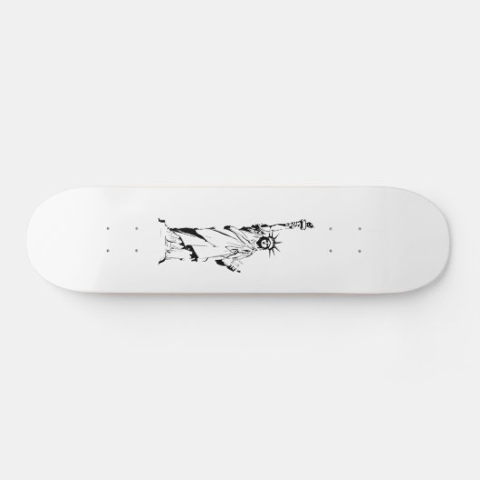 New York Vrijheidsbeeld Persoonlijk Skateboard (Horizontaal)