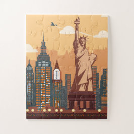 New York Vrijheidsbeeld puzzel