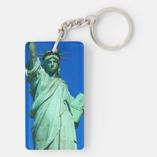 New York, Vrijheidsbeeld Sleutelhanger (achterkant)