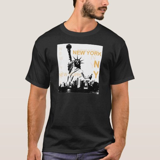 New York Vrijheidsbeeld T-shirt (Voorkant)