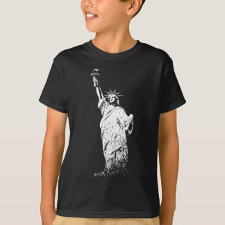New York Vrijheidsbeeld  US Skyline I Lo T-shirt