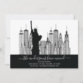 New York Vrijheidsbeeld Verplaatsende Aankondiging (Voorkant)