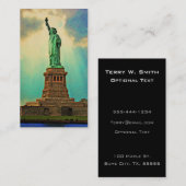  New York Vrijheidsbeeld Visitekaartje (Voorkant / Achterkant)