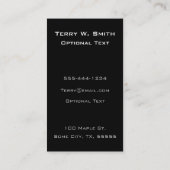  New York Vrijheidsbeeld Visitekaartje (Achterkant)