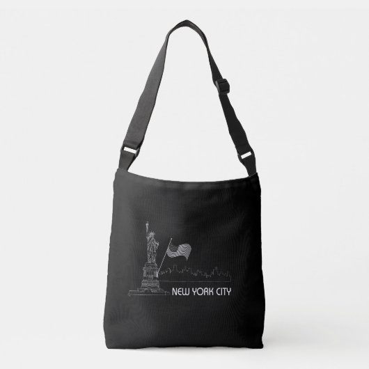 New York - Vrijheidsbeeld - VS, Cool Crossbody Tas (Voorkant)