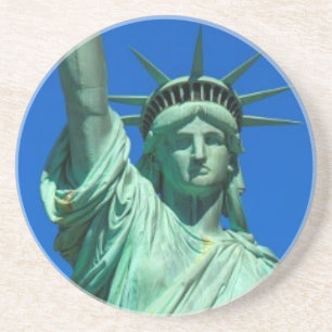 New York, Vrijheidsbeeld Zandsteen Onderzetter
