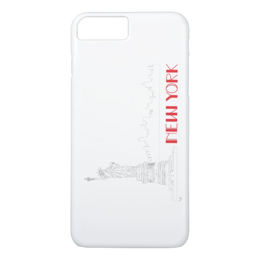 New York, Vrijheidsstandbeeld Case-Mate iPhone Case (Achterkant)
