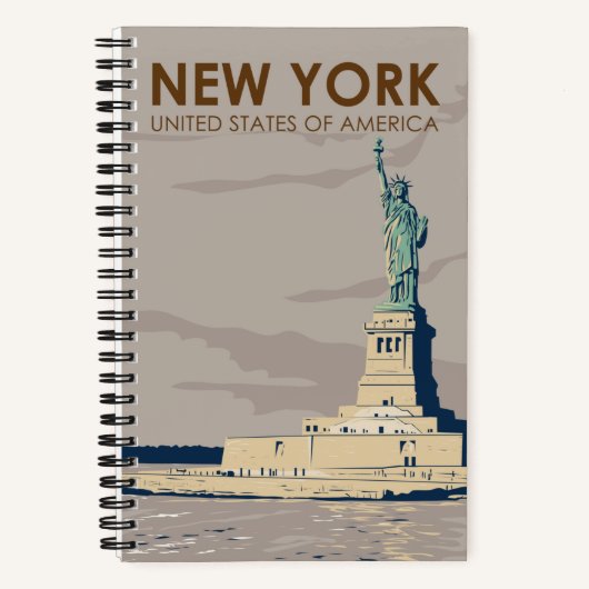 New York Vrijheidsstandbeeld Notitieboek (Voorkant)