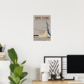 New York Vrijheidsstandbeeld Poster (Thuiskantoor)
