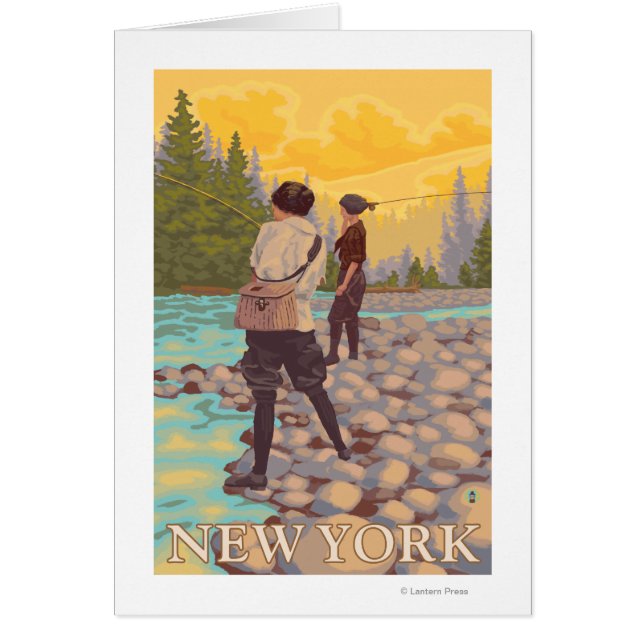 New York Vrouwelijke Vliegvis Scène (Voorkant)