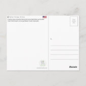 New York, VS Reisansichtkaart Briefkaart (Achterkant)